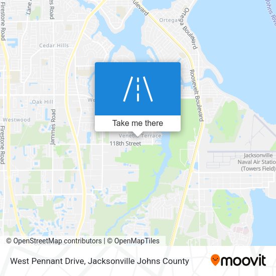 West Pennant Drive map