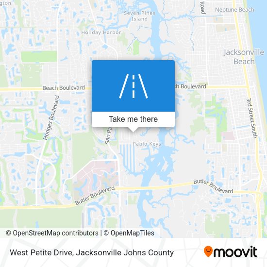 West Petite Drive map
