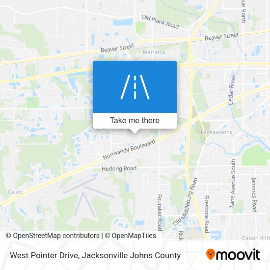 West Pointer Drive map