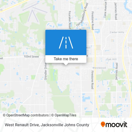 West Renault Drive map