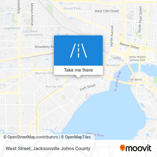 West Street map
