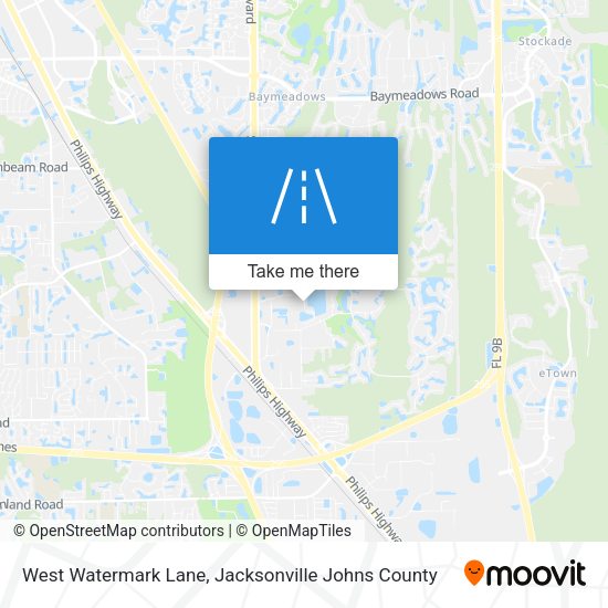 Mapa de West Watermark Lane