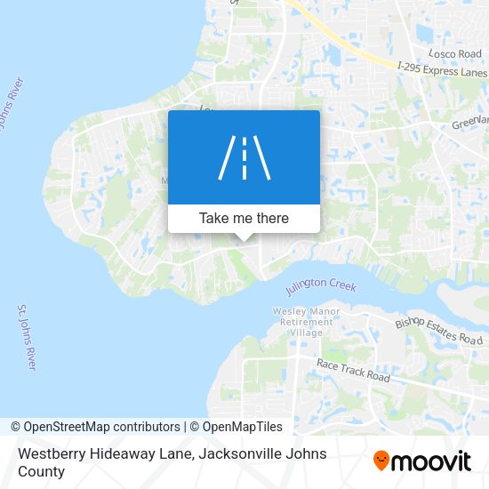 Mapa de Westberry Hideaway Lane