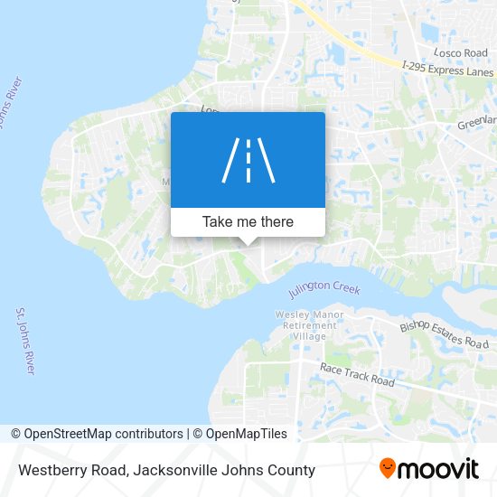 Westberry Road map