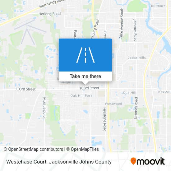 Mapa de Westchase Court