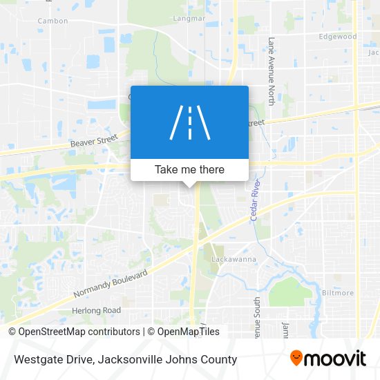 Westgate Drive map
