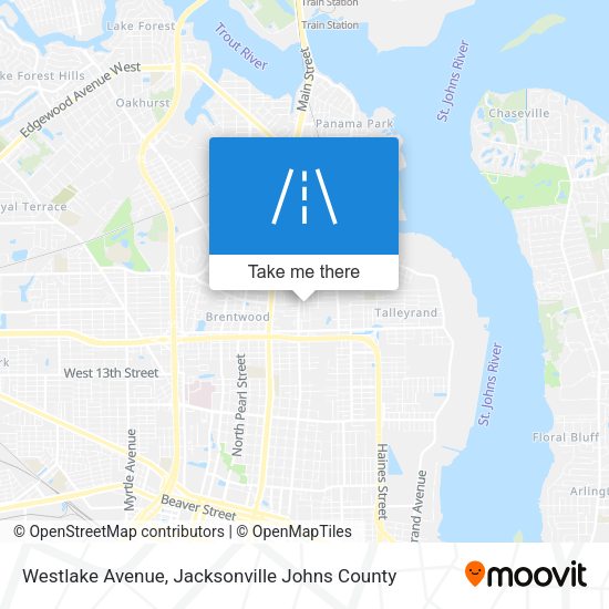 Westlake Avenue map