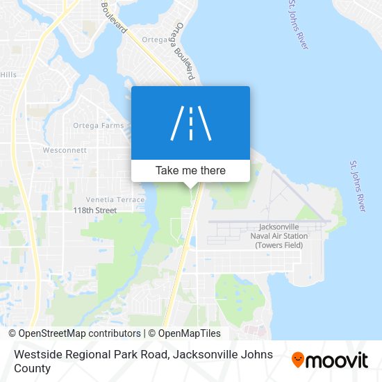 Mapa de Westside Regional Park Road