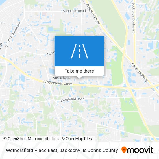 Wethersfield Place East map