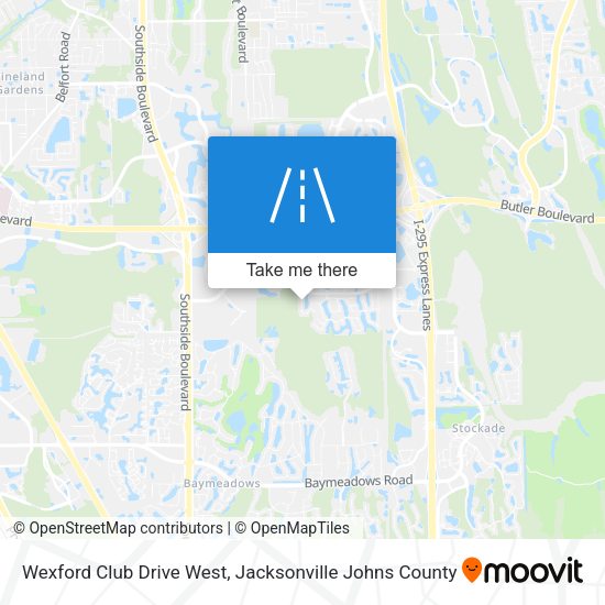 Mapa de Wexford Club Drive West