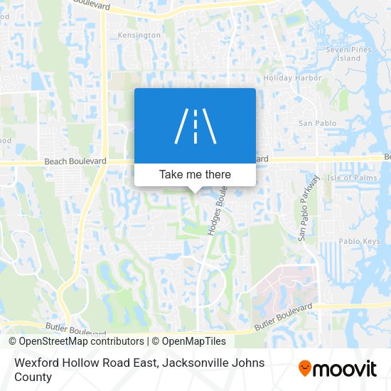 Wexford Hollow Road East map