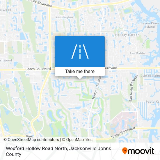 Wexford Hollow Road North map