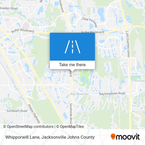 Whipporwill Lane map
