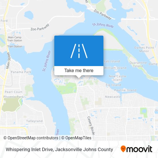 Whispering Inlet Drive map