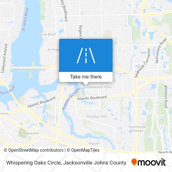 Mapa de Whispering Oaks Circle