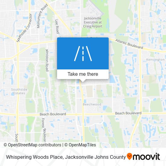 Mapa de Whispering Woods Place