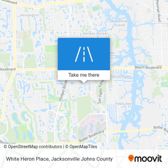 White Heron Place map