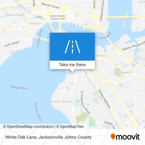 Mapa de White Oak Lane