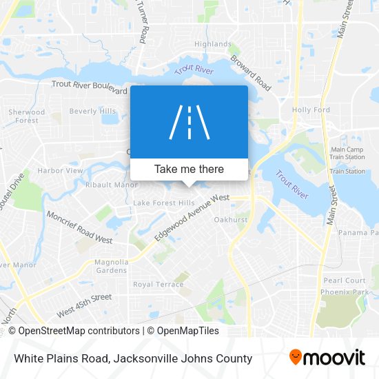 White Plains Road map