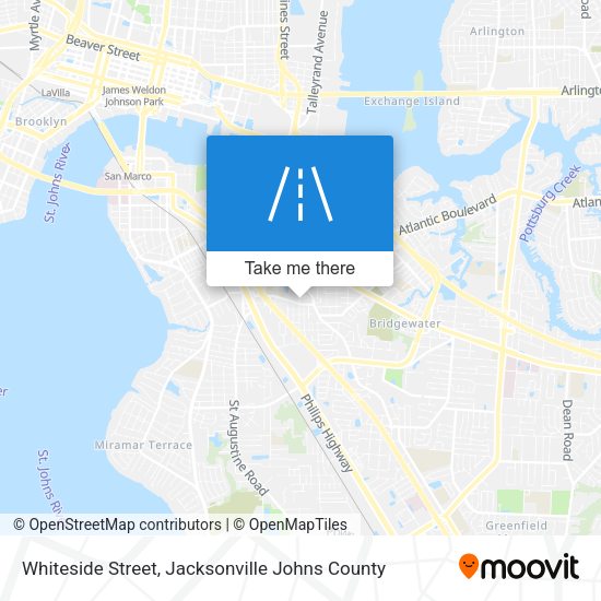 Whiteside Street map