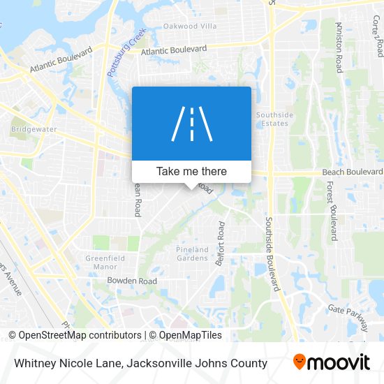 Mapa de Whitney Nicole Lane