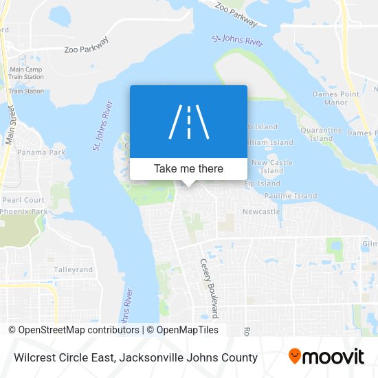 Wilcrest Circle East map