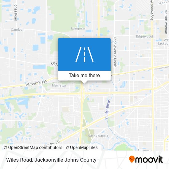 Mapa de Wiles Road