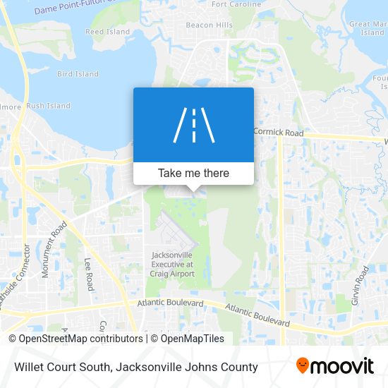 Willet Court South map