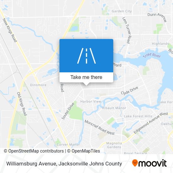Mapa de Williamsburg Avenue