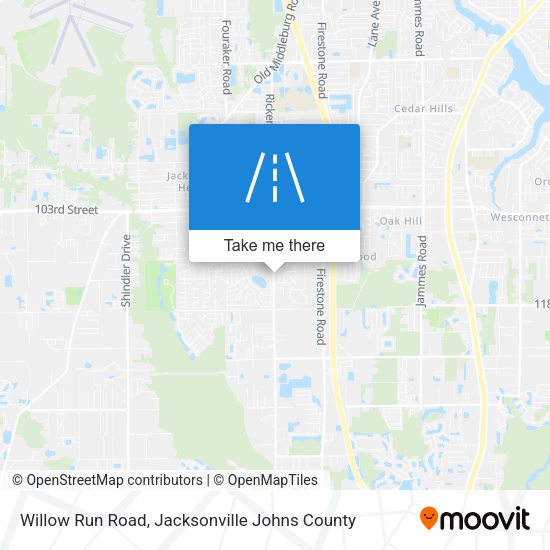 Willow Run Road map