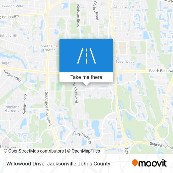 Mapa de Willowood Drive