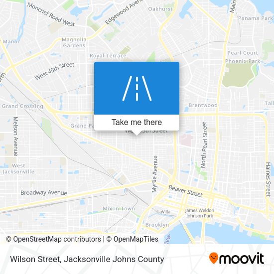 Wilson Street map