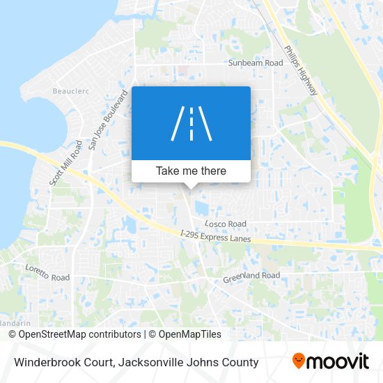 Mapa de Winderbrook Court