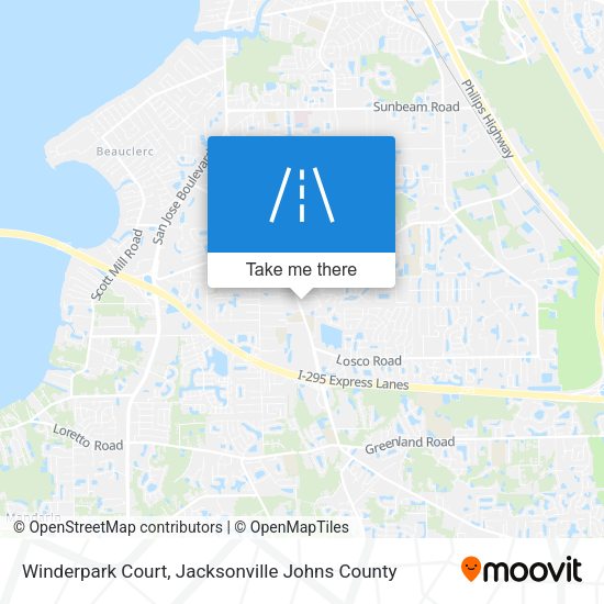 Winderpark Court map