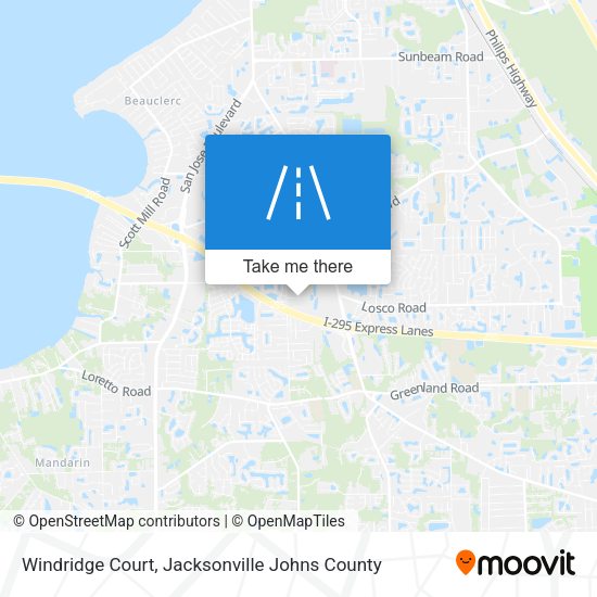 Mapa de Windridge Court