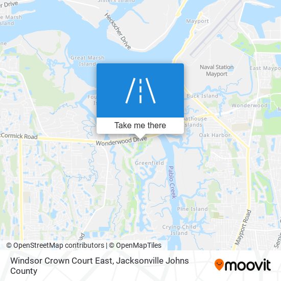 Mapa de Windsor Crown Court East
