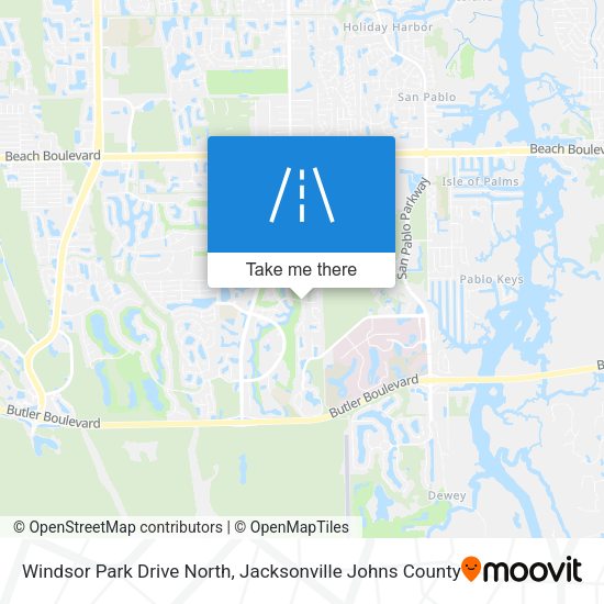 Windsor Park Drive North map