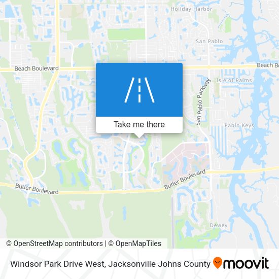 Windsor Park Drive West map