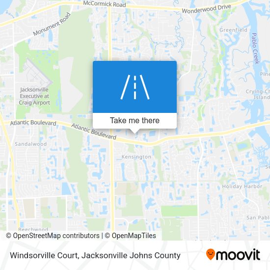 Windsorville Court map