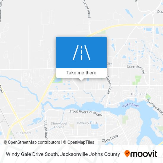 Mapa de Windy Gale Drive South