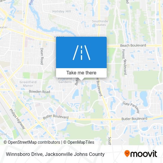 Winnsboro Drive map