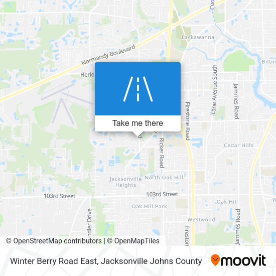 Mapa de Winter Berry Road East