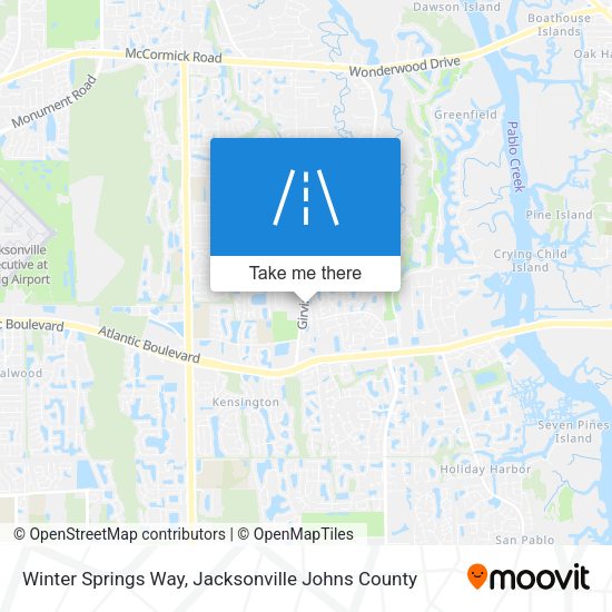Winter Springs Way map