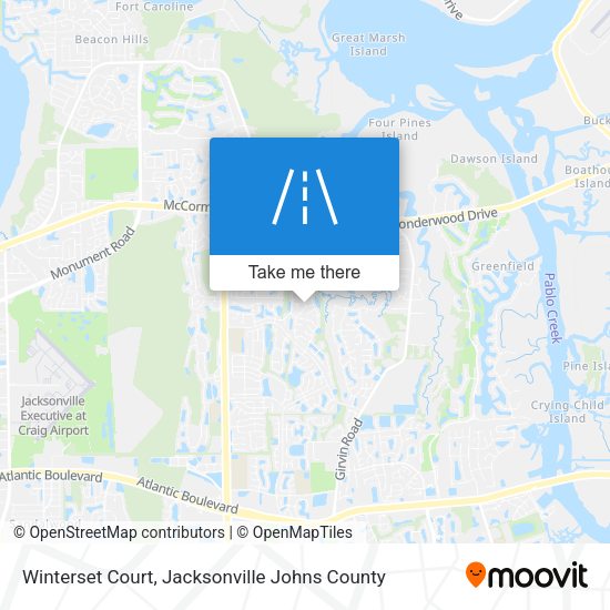 Winterset Court map