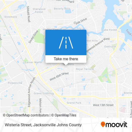 Wisteria Street map