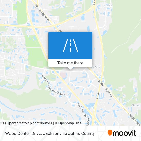Mapa de Wood Center Drive