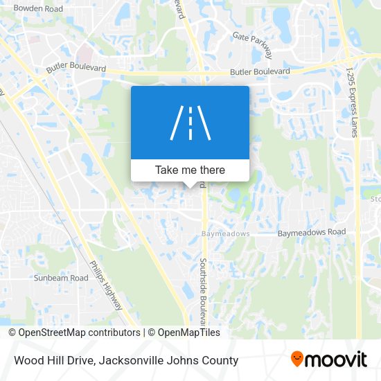 Wood Hill Drive map
