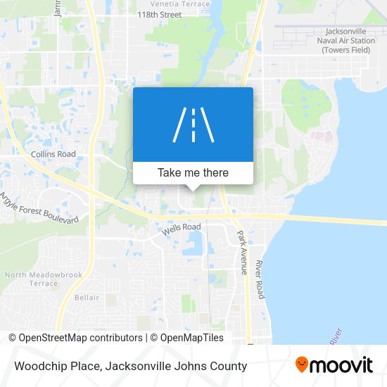 Woodchip Place map
