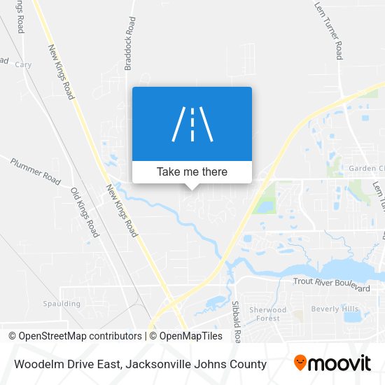 Mapa de Woodelm Drive East