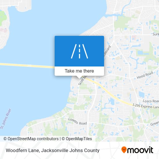 Mapa de Woodfern Lane